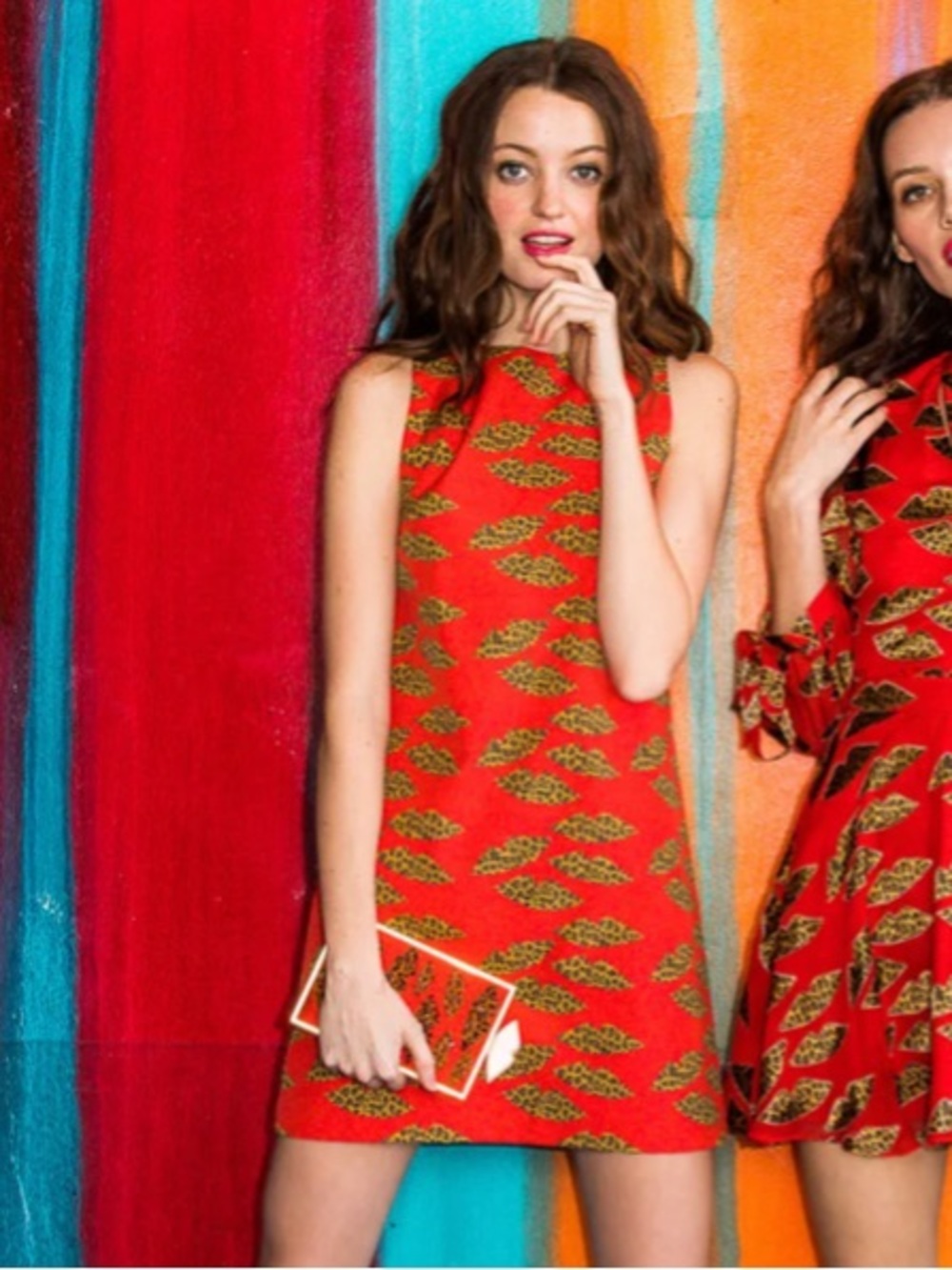 Alice and Olivia x Donald Robertson Clyde Shift Dress